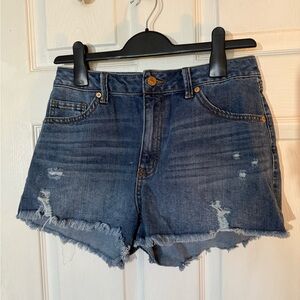 Denim Distressed Women's Shorts